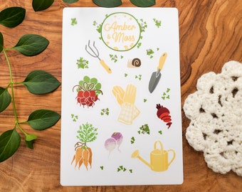 Gardening Sticker Sheet