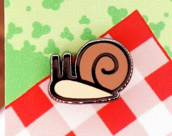 Tiny Snail Enamel Pin