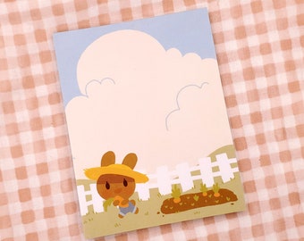 Farmer Bunny Notepad