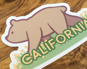 California Bear Sticker
