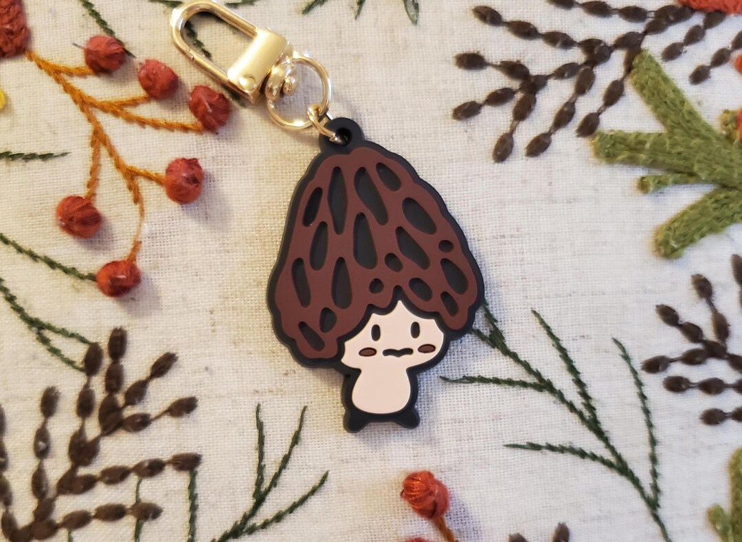 Champ Mushroom Sprite PVC Rubber Keychain - Etsy