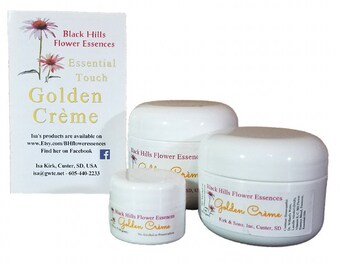 Golden Day Crème – All-Natural, Flower Essences, Vitamins, so soothing, non-oily, no preservatives