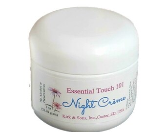 Organic Restorative Night Crème – Rejuvenating Essential Oils Face Salve