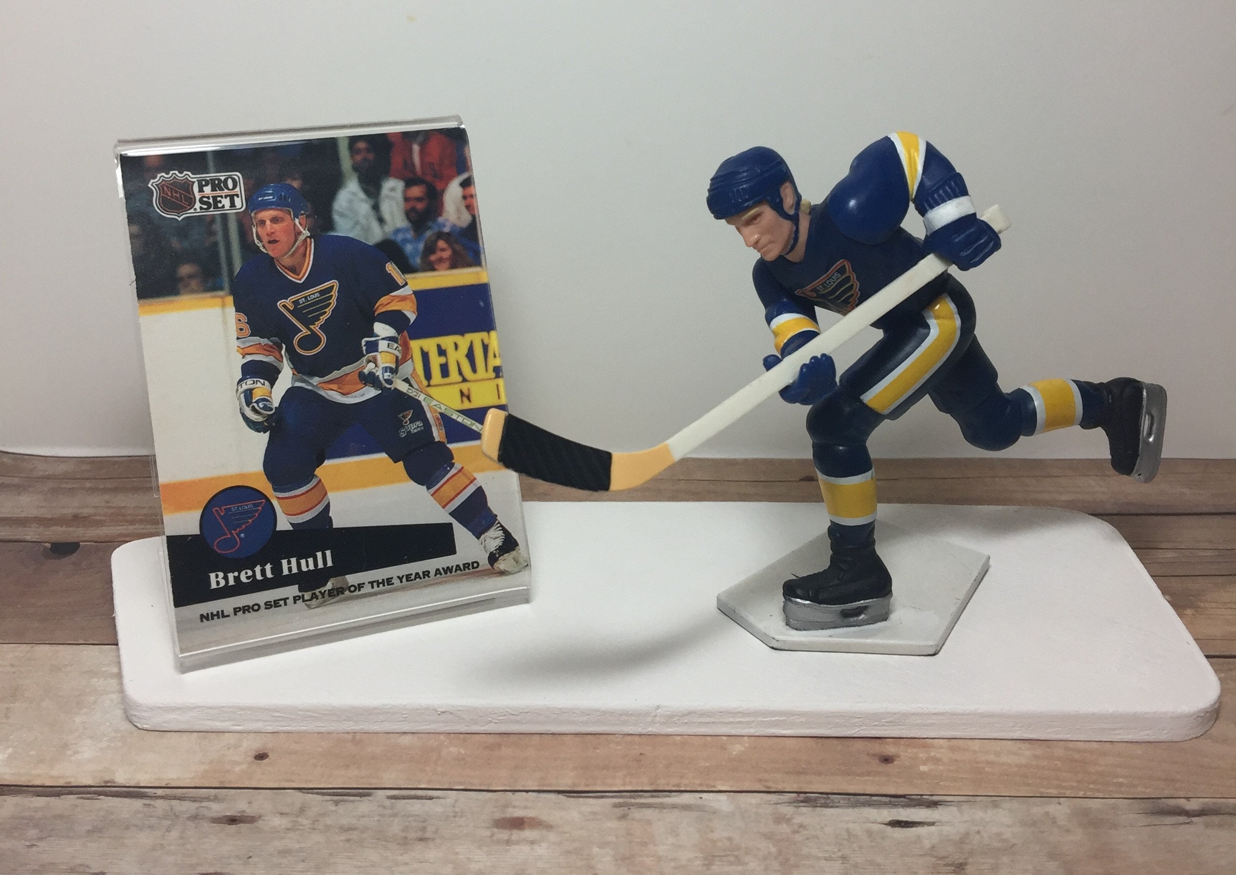 Brett Hull Starting Lineup Display SLU Great for Man Cave ...