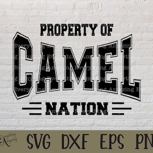 Camel Nation svg, Camels Mascot svg, Camel High School svg, Camels Cheerleading svg, Camel Team Gear, Cricut, Silhouette, svg, png, eps, dxf