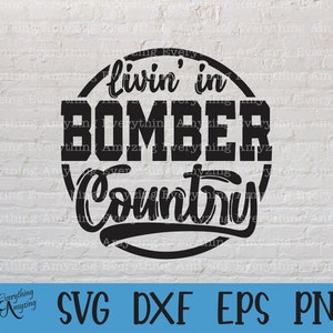 Bomber Country svg, Bombers Mascot svg, Bombers School Spirit svg, Bombers Cheer svg, Team Gear svg, Cricut, Silhouette, svg, png, eps, dxf