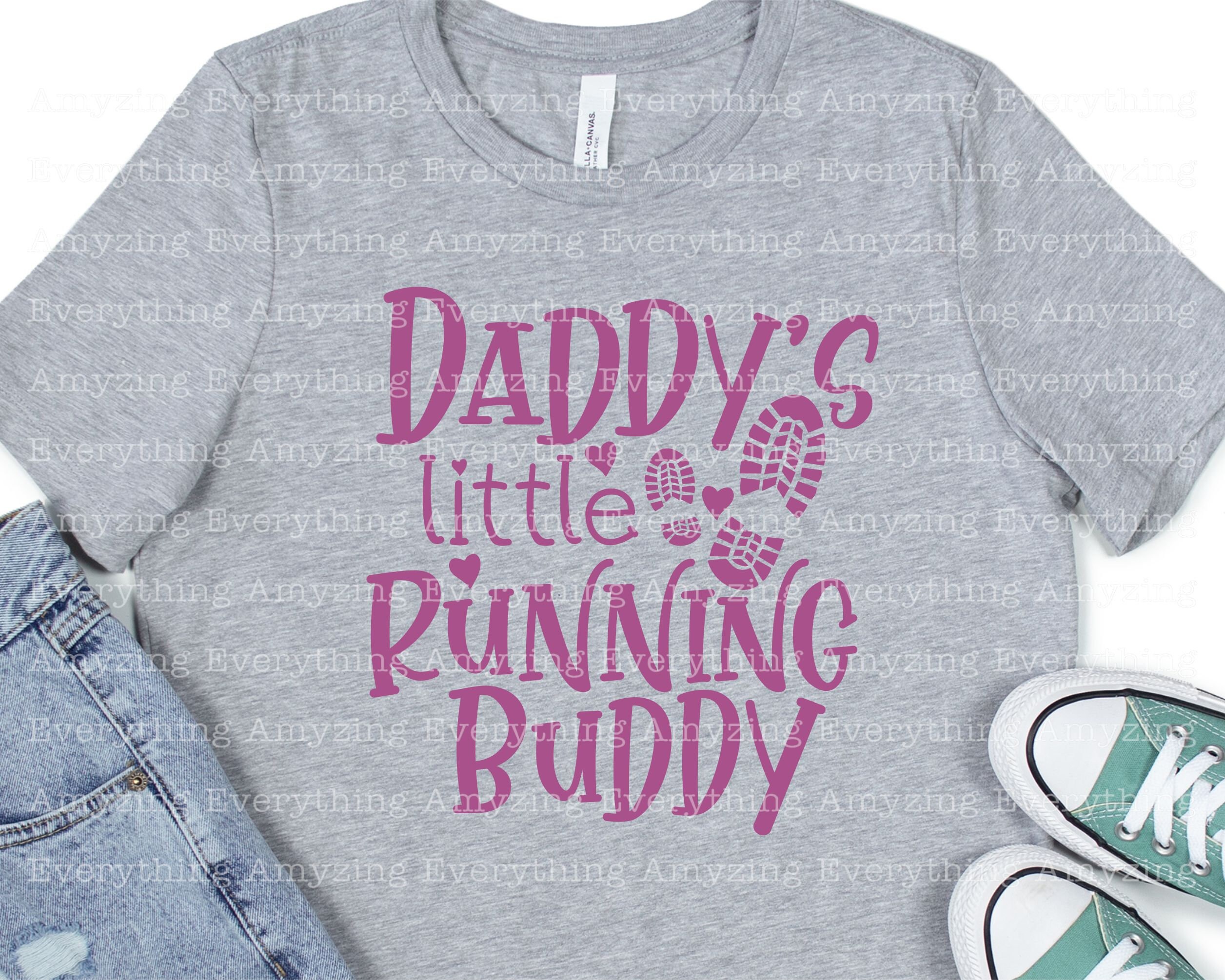 Run Daddy Run Sign Daddy's Little Running Buddy Svg, New Baby Svg, Toddler Svg, Running ...