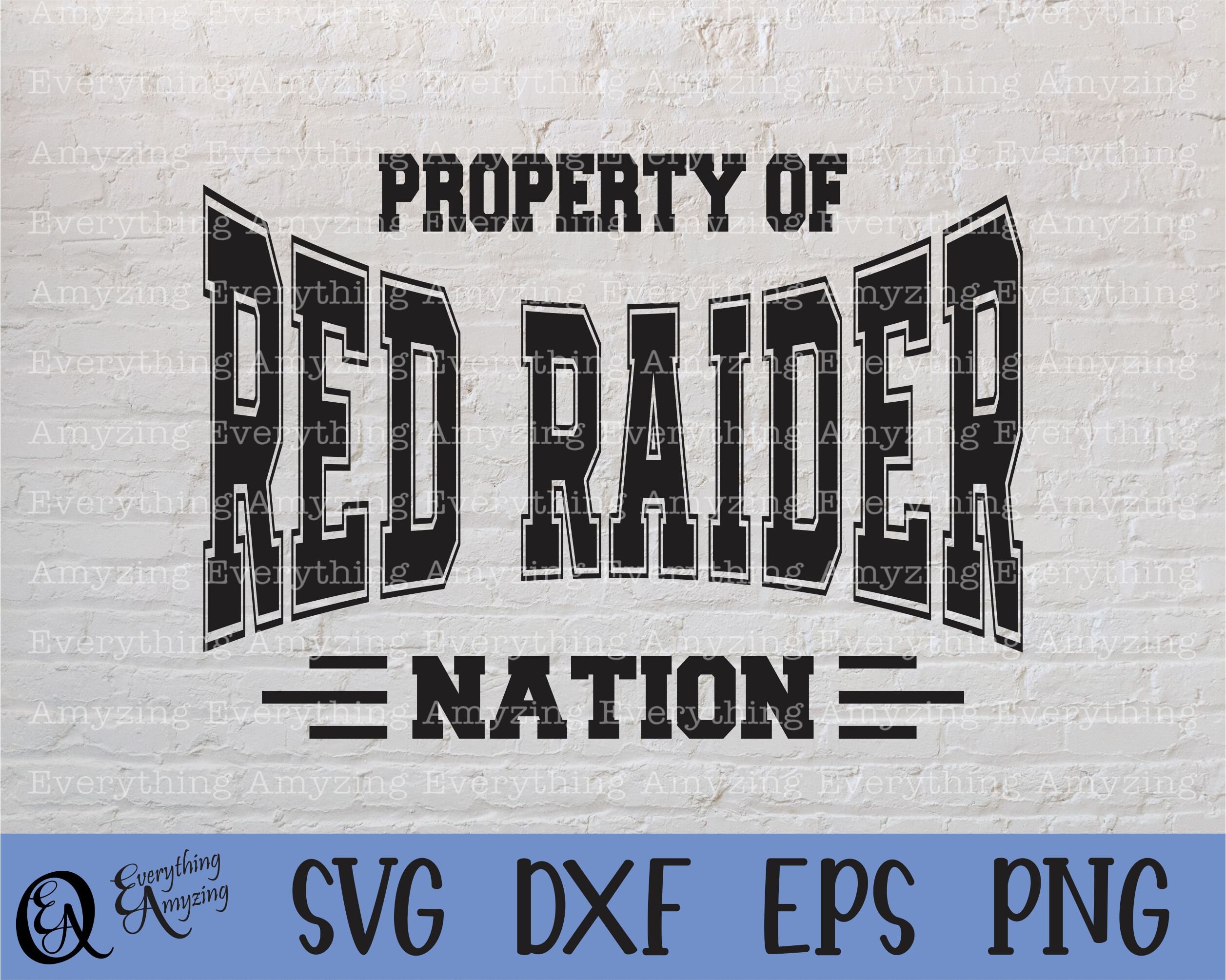 Red Raider Nation Svg, Red Raiders Mascot Svg, Red Raiders School ...