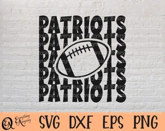 Patriots Football svg, Patriots Mascot, Patriots High School, Patriots Cheerleader, Football Mom svg, Cricut, Silhouette, svg, png, eps, dxf