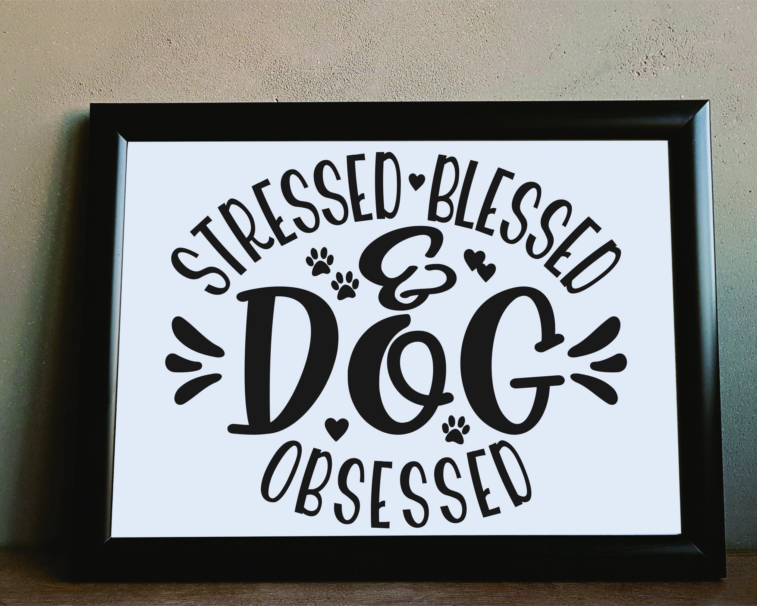 Blessed And Dog Obsessed 3 - Canvas Print