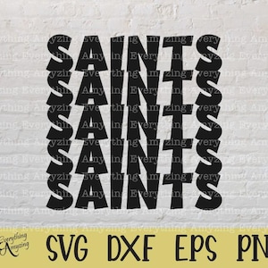 Saints Mascot svg, Saints High School svg, Saints Cheerleader svg, Saints Sports svg, Saints Spirit, Cricut, Silhouette, svg, png, eps, dxf