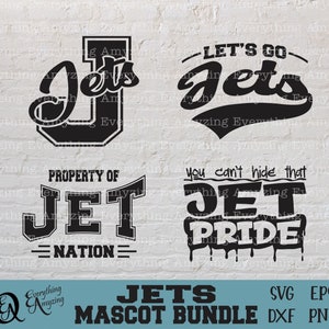 Jets Mascot Bundle svg, Jets School Spirit svg, Jets Cheerleading svg, Jets Team Gear svg, Jets svg, Cricut, Silhouette, svg, png, eps, dxf