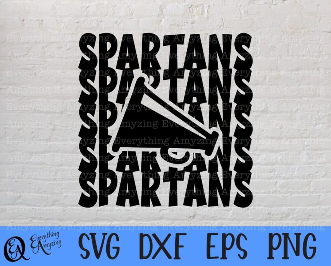 Spartans Cheer Svg, Spartans Mascot Svg, Spartans High School, Spartans ...