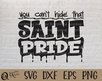 Saint Pride svg, Saints Mascot svg, Saints School Spirit svg, Saints Cheerleading svg, Saints Gear, Cricut, Silhouette, svg, png, eps, dxf