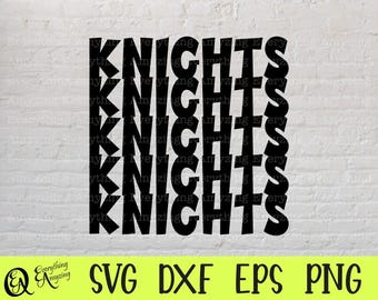 Knights Mascot svg, Knights High School svg, Knights Cheerleader svg, Knights Sports, Knights Spirit, Cricut, Silhouette, svg, png, eps, dxf