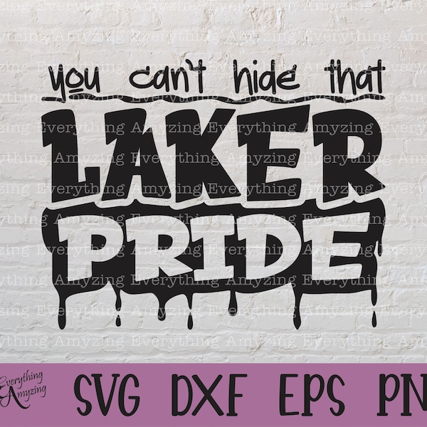 Laker Pride svg, Lakers Mascot svg, Lakers School Spirit svg, Lakers Cheerleading svg, Lakers svg, Cricut, Silhouette, svg, png, eps, dxf