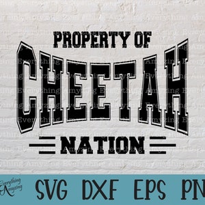 Cheetah Nation svg, Cheetahs Mascot svg, Cheetah High School svg, Cheetahs Cheerleader svg, Cheetahs, Cricut, Silhouette, svg, png, eps, dxf