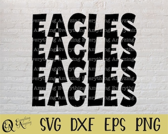 Eagles Mascot svg, Eagles High School svg, Eagles Cheerleader svg, Eagles Sports svg, Eagles Spirit, Cricut, Silhouette, svg, png, eps, dxf
