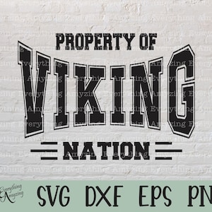 Viking Nation svg, Vikings Mascot svg, Vikings School Spirit svg, Vikings Cheerleading, Vikings Gear, Cricut, Silhouette, svg, png, eps, dxf