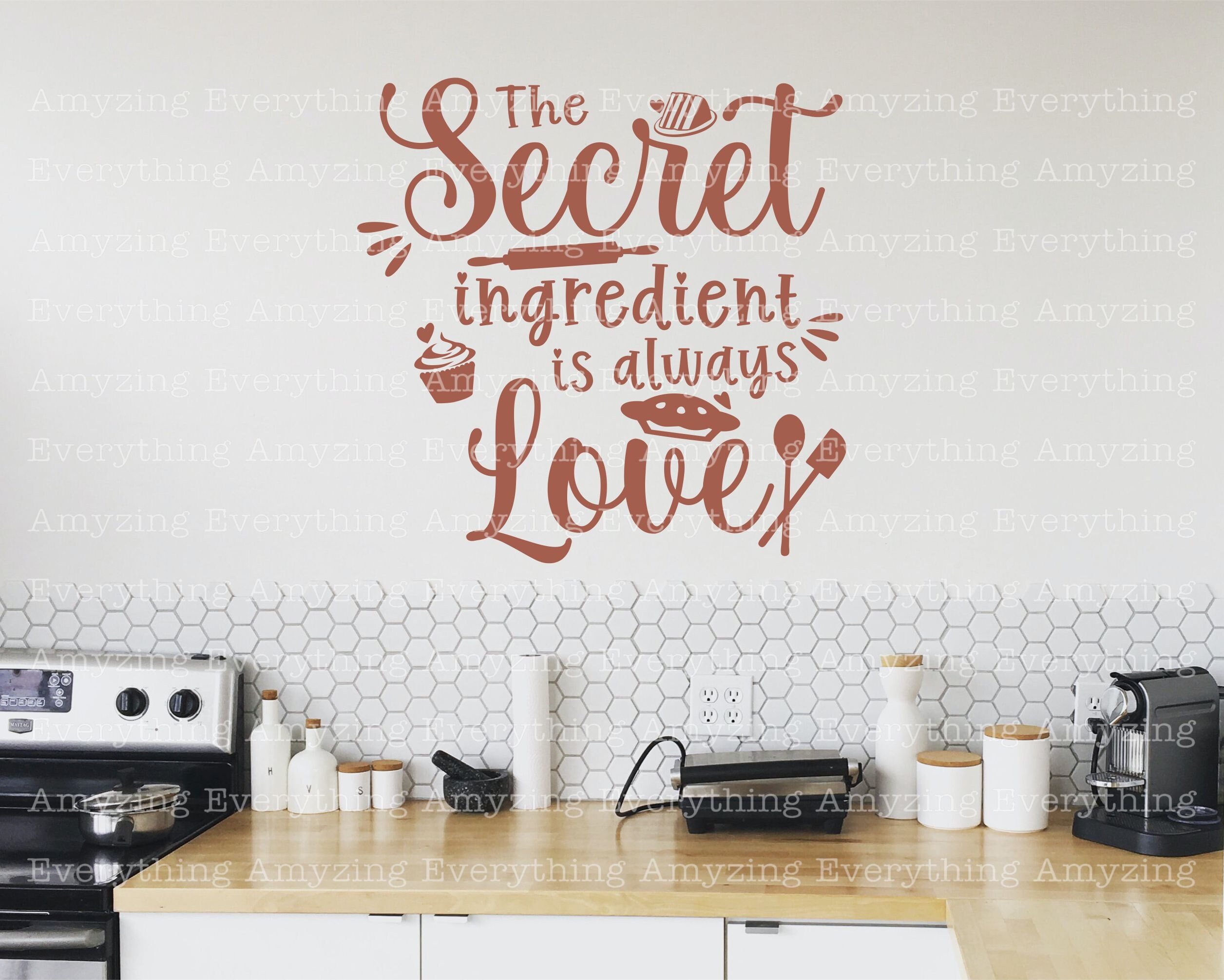 The Secret Ingredient is Always Love Design Svg, Cricut Svg, Silhouette ...