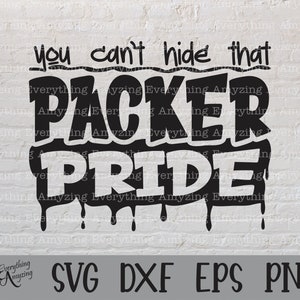 Packer Pride svg, Packers Mascot svg, Packers School Spirit svg, Packers Cheerleading, Packers Gear, Cricut, Silhouette, svg, png, eps, dxf