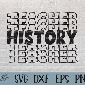 Storia Insegnante svg, Insegnante svg, Scuola svg, High School svg, Professore, Dipartimento storia svg, Cricut, Silhouette, svg, png, eps, dxf