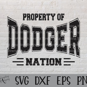 Dodger Nation svg, Dodgers Mascot svg, Dodgers School Spirit svg, Dodgers Cheerleading svg, Dodgers, Cricut, Silhouette, svg, png, eps, dxf