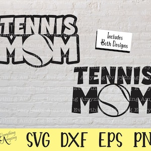 Tennis Mom svg, tennis svg, Tennis Mama svg, tennisbal svg, Tennis Life svg, wedstrijddag, wedstrijddag, Cricut, silhouet, svg, png, eps, dxf