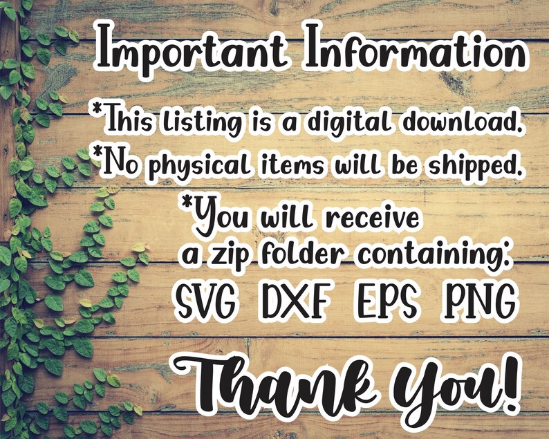 May include: Important Information: This listing is a digital download. No physical items will be shipped. You will receive a zip folder containing SVG, DXF, EPS, and PNG files. Thank You!