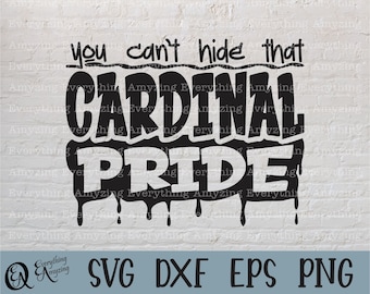 Cardinal Pride svg, Cardinals maskot svg, Cardinal High School, Cardinal Cheerleading svg, Cardinals, Cricut, Silhuett, svg, png, eps, dxf