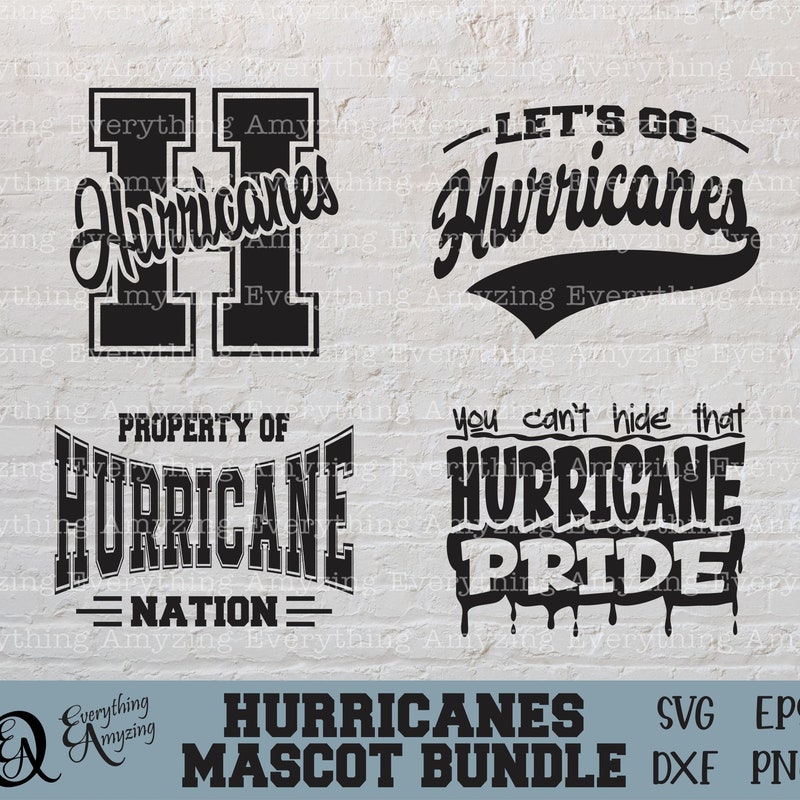 Miami Hurricanes Svg - Etsy
