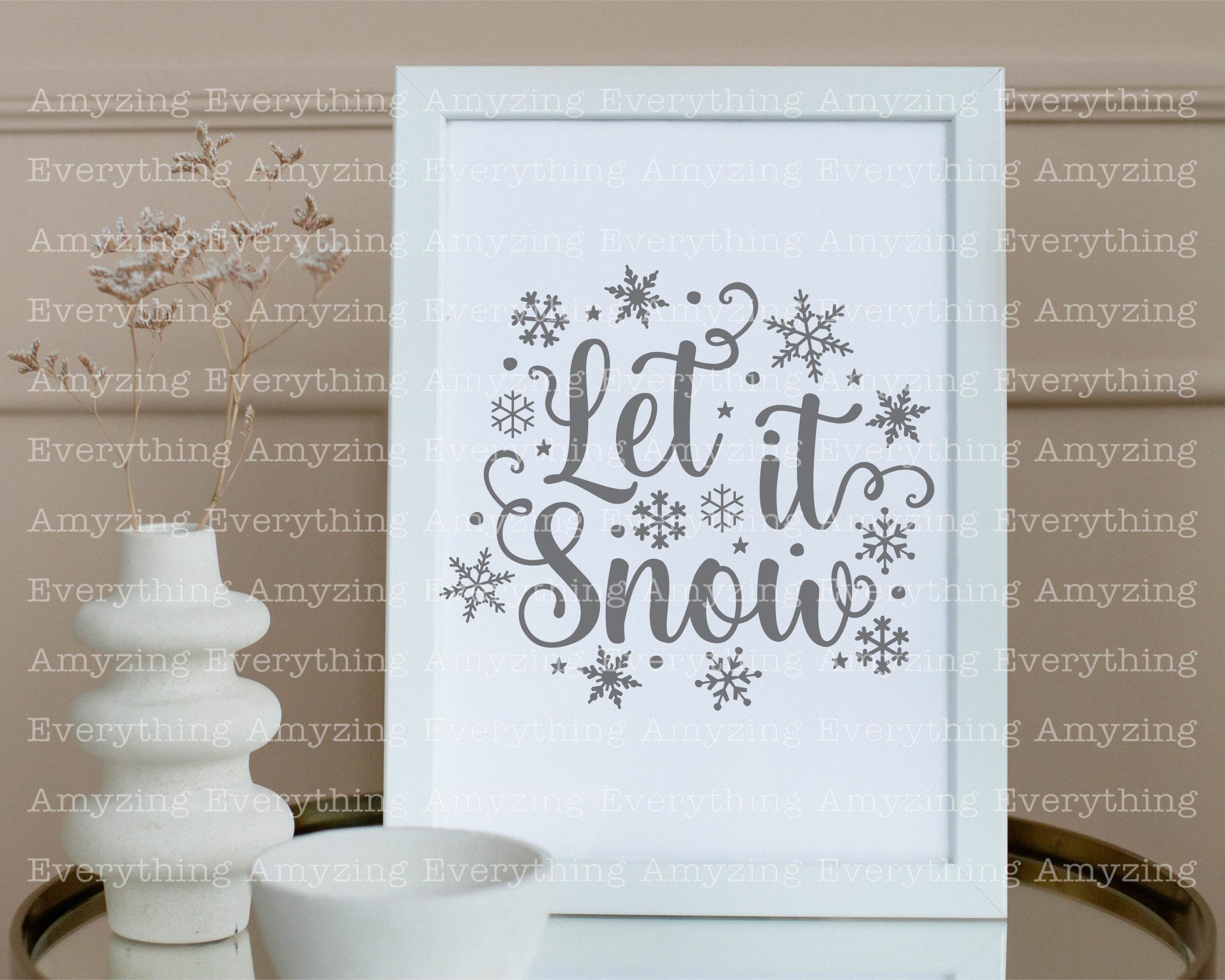 Let It Snow SVG, Merry Christmas Svg, Christmas SVG, Winter Svg ...