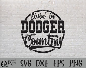 Dodger Country svg, Dodgers Mascot svg, Dodgers School Spirit svg, Dodgers Cheer svg, Team Zahnrad svg, Cricut, Silhouette, svg, png, eps, dxf