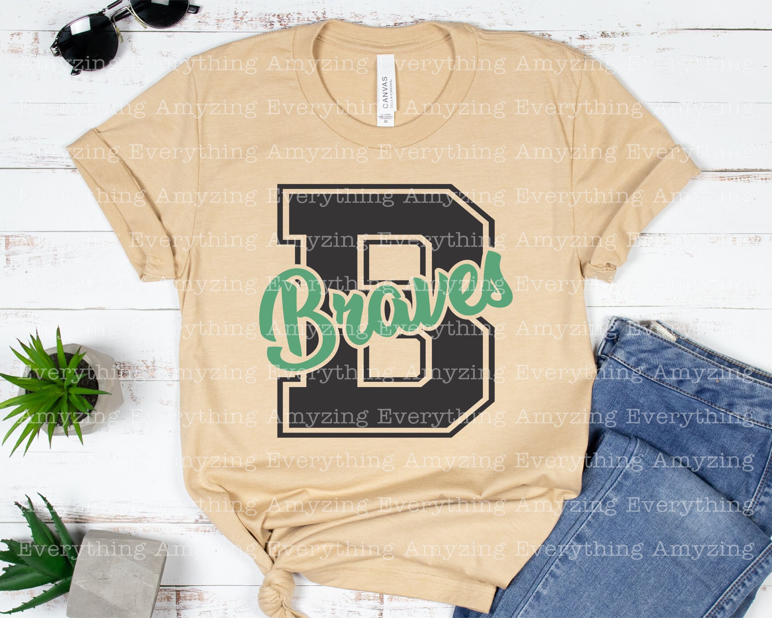 Braves Svg, Braves Mascot Svg, Braves School Spirit Svg, Braves ...