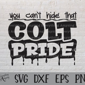 Colt Pride svg, Colts Mascot svg, Colts School Spirit svg, Colts Cheerleading svg, Colts Team Gear, Cricut, Silueta, svg, png, eps, dxf