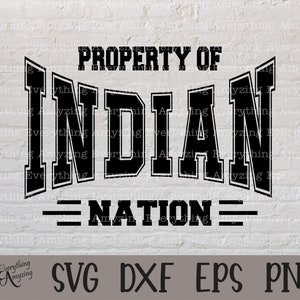 Indian Nation svg, Indians Mascot svg, Indians School Spirit, Indians Cheerleading svg, Indians svg, Cricut, Silhouette, svg, png, eps, dxf