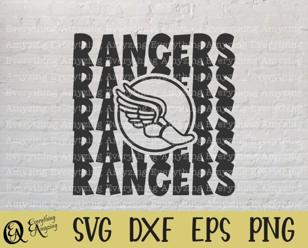 Manton Rangers Svg Rangers Track Svg, Rangers Mascot Svg, Rangers Cross Country, Rangers ...