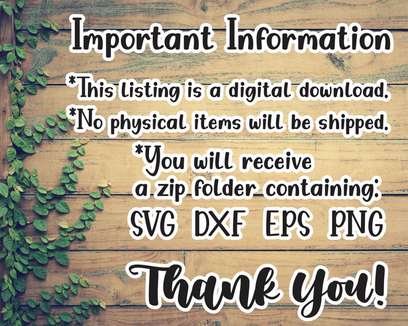 K&ouml;nnte beinhalten: Wichtige Informationen: Dieses Angebot ist ein digitaler Download. Es werden keine physischen Artikel versandt. Sie erhalten einen ZIP-Ordner mit SVG-, DXF-, EPS- und PNG-Dateien. Vielen Dank!