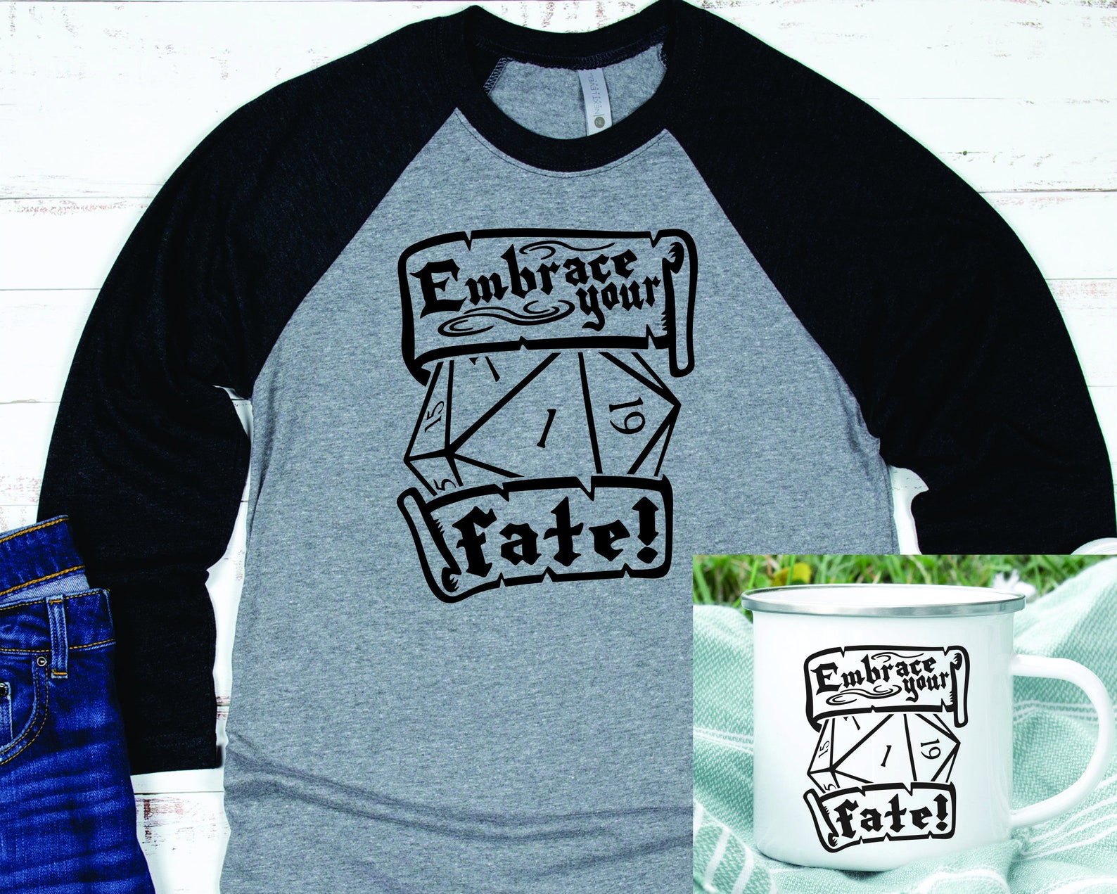 Embrace Your Fate Svg Dungeons and Dragons Svg Dnd Svg | Etsy