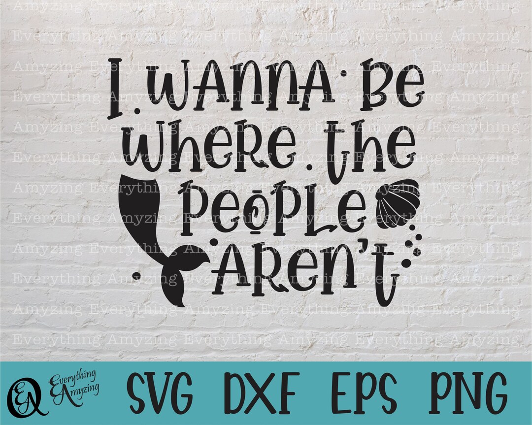 I Wanna Be Where the People Aren't Svg, Anti Social Svg, Socially ...
