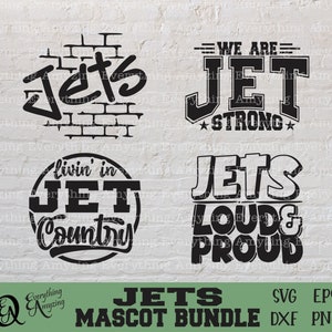 Jets Mascot Bundle svg, Jets School Spirit svg, Jets Cheerleading svg, Jets Team Gear svg, Jets svg, Cricut, Silhouette, svg, png, eps, dxf