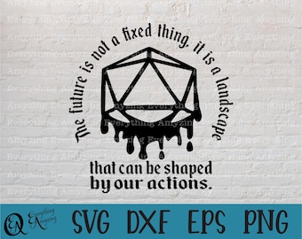 Melted D20 DnD svg, Dungeons and Dragons, DnD svg, TTRPG svg, RPG svg, D20 Dice svg, DnD DM svg, Cricut, Silhouette, svg, png, eps, dxf