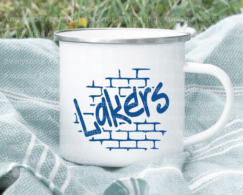 Lhakes Lettering Design Lakers Graffiti Svg, Lakers Mascot Svg, Lakers School Spirit Svg, High ...