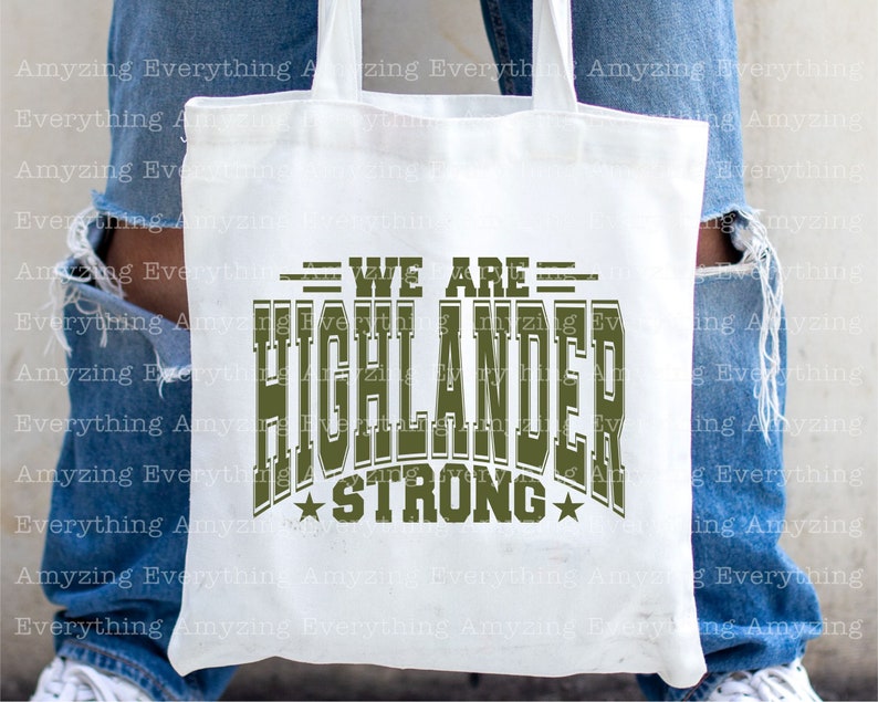 Highlander Strong Svg, Highlanders Mascot Svg, Highlander School Spirit ...