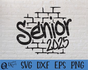 Graffiti Avgångsklass 2025 svg, Avgångsklass svg, Examenssvg, Klass 2025 svg, Gymnasiesvg, 2025, Cricut, Silhuett, svg, png, eps, dxf