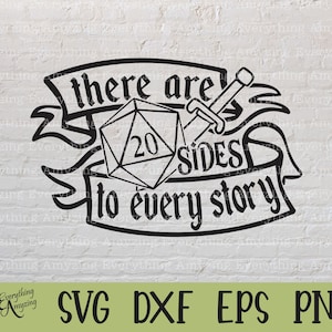 20 Seiten zu jeder Geschichte svg, DnD svg, Dungeons and Dragons svg, Würfel DnD, Würfel, RPG svg, Role Play, Cricut, Silhouette, svg, png, eps, dxf