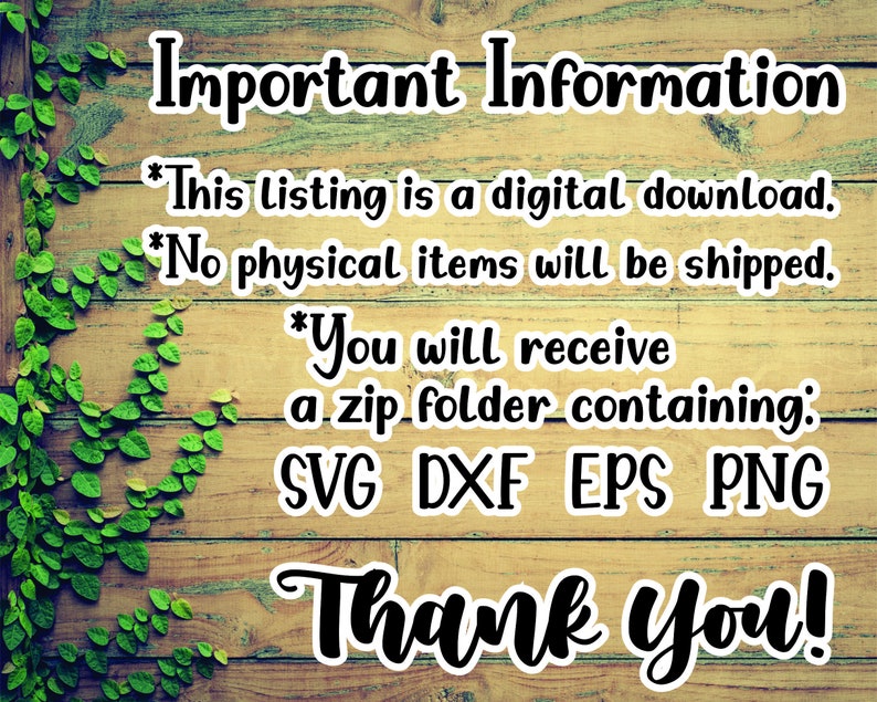 May include: Important Information: This listing is a digital download. No physical items will be shipped. You will receive a zip folder containing SVG, DXF, EPS, and PNG files. Thank You!