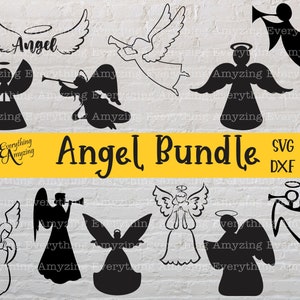 Angel SVG Bundle, Angel svg, Angel decal, Angel Sticker, Angel Clipart, Angel SVG images, Cricut Svg, Silhouette Svg, svg, png, eps, dxf