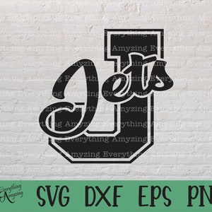 Jets svg, Jets Mascot svg, Jets School Spirit svg, Jets Cheerleading svg, Jets Team Gear svg, Jets, Cricut, Silhouette, svg, png, eps, dxf