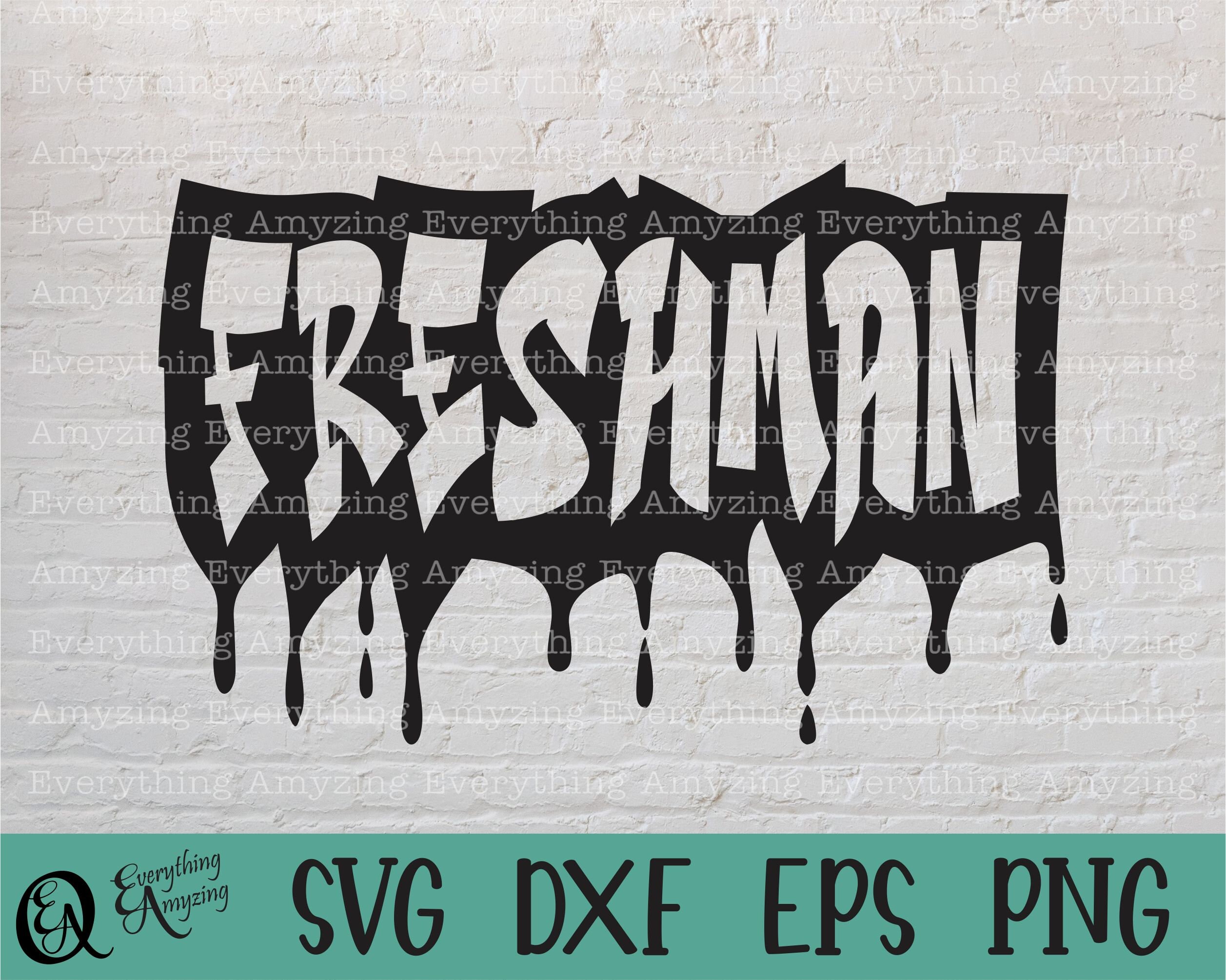Graffiti Freshman Svg, High School Svg, Teacher Svg, Back to